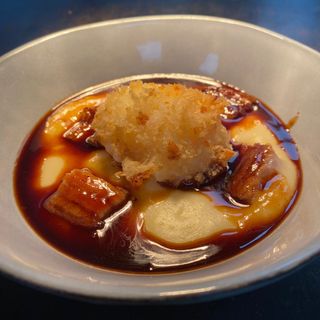 Huevo rebozado a baja temperatura