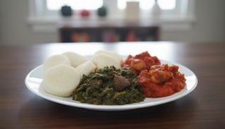 Akassa Sauces Plalala & Gombo & Feuille Ou Tomate