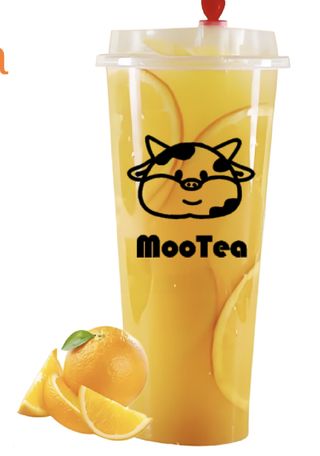 Copo cheio de laranja