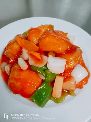 71, Pescado Con Salsa Agridulce