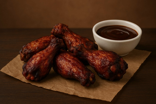 Alitas de pollo barbacoa (7 uds.)