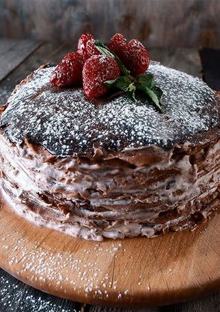 Tort "Jamaican" de clătite