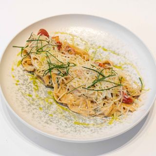 Паста с креветками