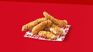 Tiras crujientes de pollo