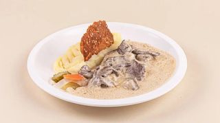 Бефстроганов с рисом 1 пор Доставка
