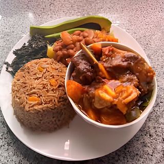 All food & goat's meat