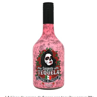 Licor de fresa con tequila