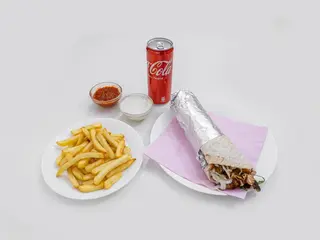 Menu piadina falafel