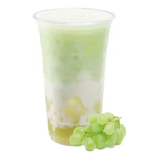 Green grapes cloudy
