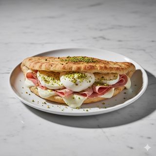 Saltimbocca mortadella e burrata