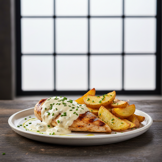 Piept de pui cu gorgonzola