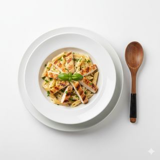Pasta con pollo