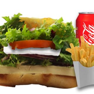 Menú Kebab Vegetal Solo Queso