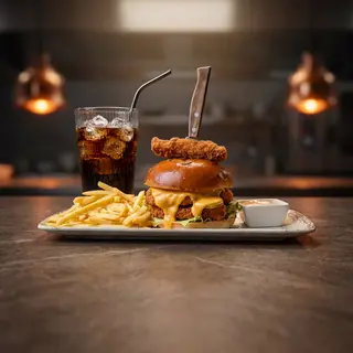 Lucky Chicken burger