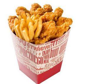 Kubełek Royal wings