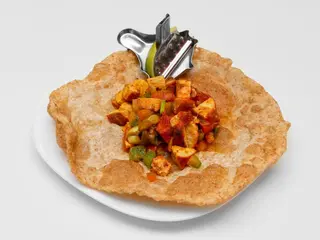 Chicken tikka chat