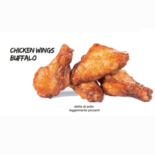 6 CHICKEN WINGS BUFFALO + PATATINE & BIBITA 