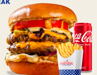 Меню NY Doublee Бургер + Картофки  + Coca-Cola