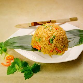 Riso al curry e pollo