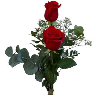 Ramo De 2 Rosas Rojas