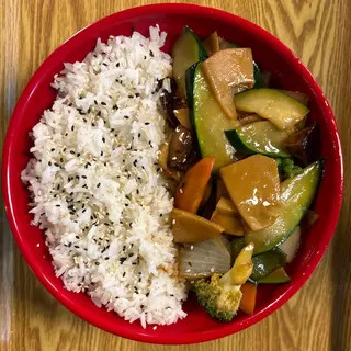 Donburi de verdura