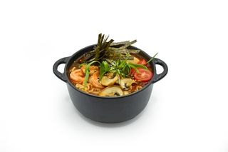 Рамён с креветками 