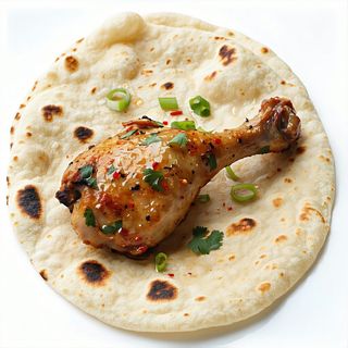 1/4 Chicken Chapati