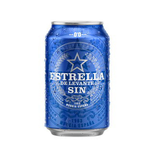 Estrella de Levante 0,0 Cerveza Lata 33 cl