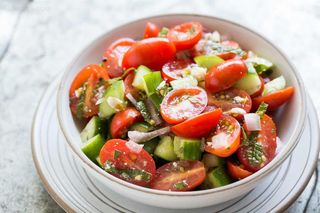 CUCUMBER AND TOMATO SALAD