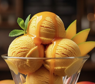 Helado de sorbete mango (500ml.)