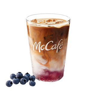 Jagodowa Iced Latte