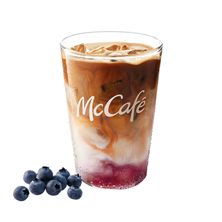 Jagodowa Iced Latte