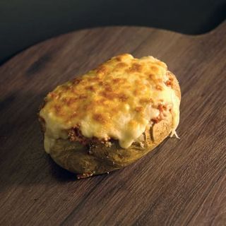 Papa Asada Boloñesa Vegana