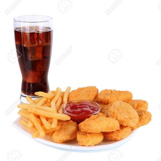 CHICKEN NUGGETS COM MENU