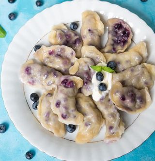 Pierogi z jagodami 12szt