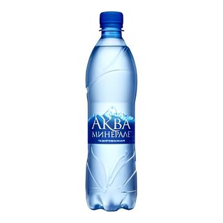 Вода аква газована  (0,5л)