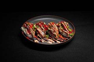 Темпура "Конверт" с жареным лососем