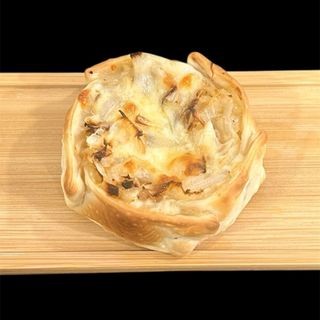 Tartaleta de cebolla y muzzarella