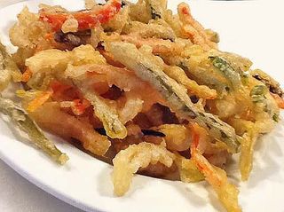 Verduras en tempura