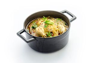 ცხარე აზიური ნუდლ სუპი