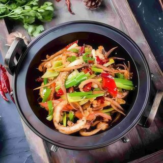 Calamares picante 干锅鱿鱼