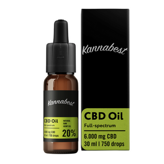 Óleo CBD Kannabest 20% (6000mg) - 30ml