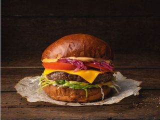 Чізбургер з мармуровою яловичиною (250g)