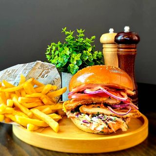 Nashville chicken burger