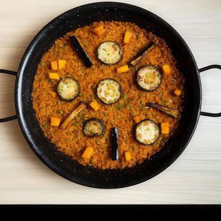 Paella de verduras