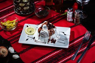 Papanasi cu dulceata