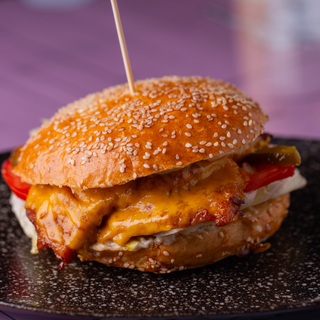 ქათმის ბურგერი