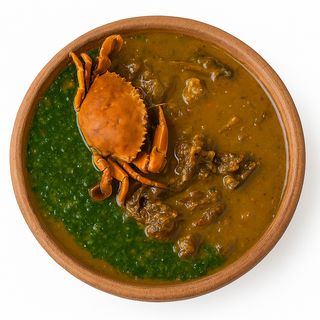 Placali Sauce Graine Djoumblé + Kôpê Avec Tripe + Kplo