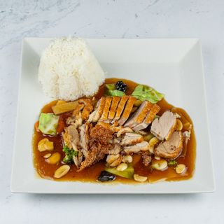 G40. Pržena patka s povrćem + Riža