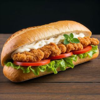BAGUETE DE FRANGO PANADO